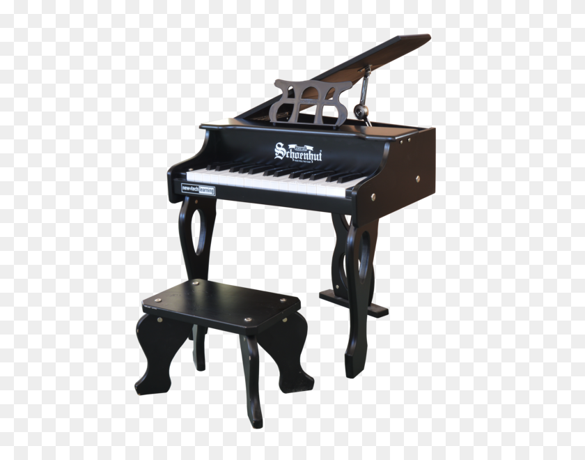 502x600 Цифровое Детское Пианино Schoenhut Key, Черный Рояль Schoenhut, Пианино - Фортепиано Png