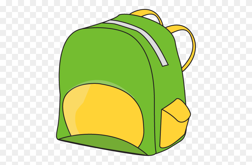 466x491 School Backpack Clipart Free Clipart Images - School Bag Clipart