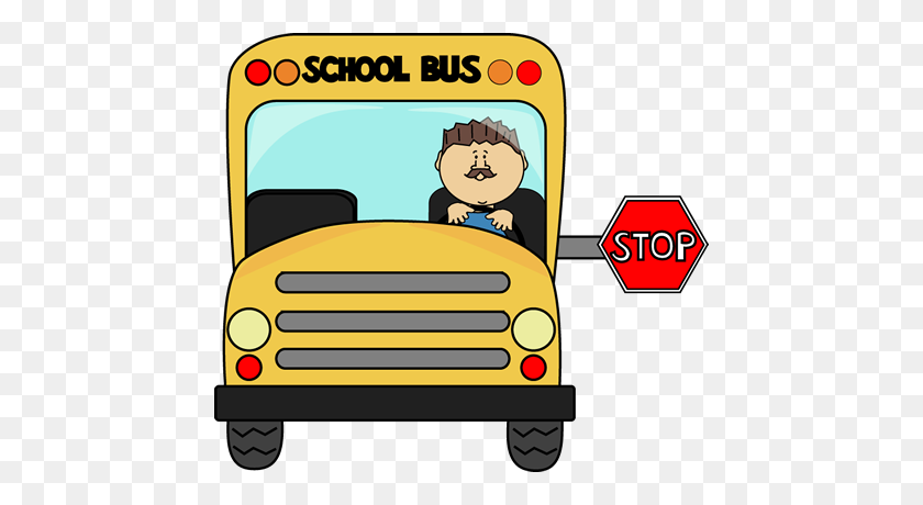 450x400 School Bus Clip Art - School Bus Clipart