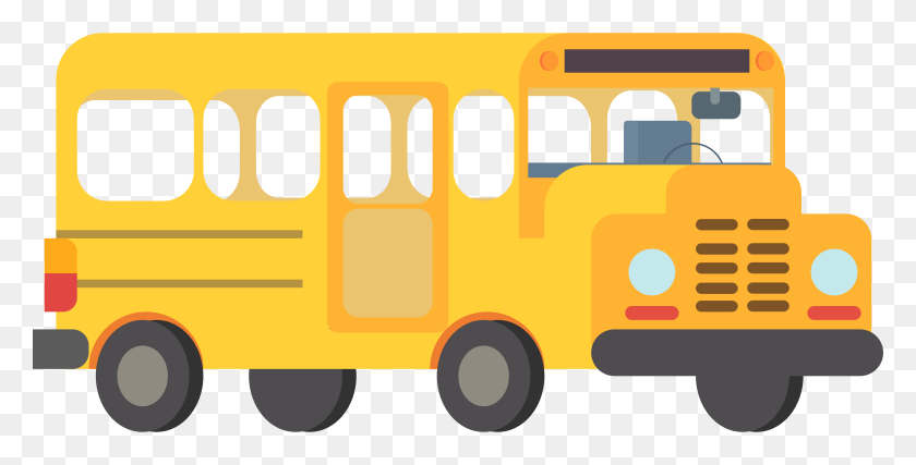 1560x734 School Bus Clip Art - Autobus Clipart