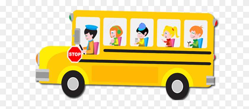 650x309 School Bus Clipart - Wheels On The Bus Clipart