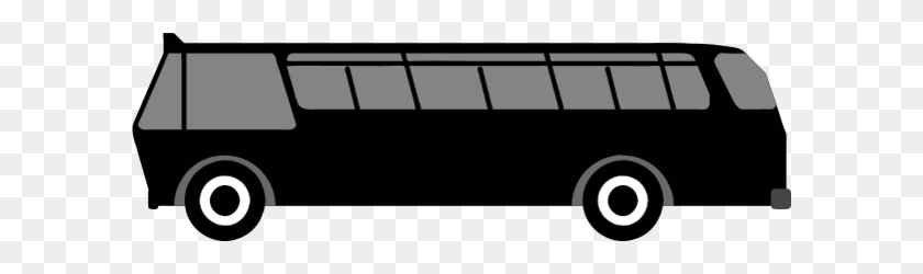 600x190 Школьный Автобус Клипарт Черно-Белое Бесплатное Изображение Картинки - Автобусный Клипарт Черный И Белый