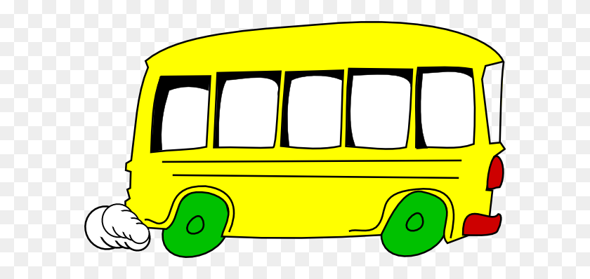 600x338 Plantilla De Clipart De Autobús Escolar Clipart De Autobús Escolar - Shuttle Clipart