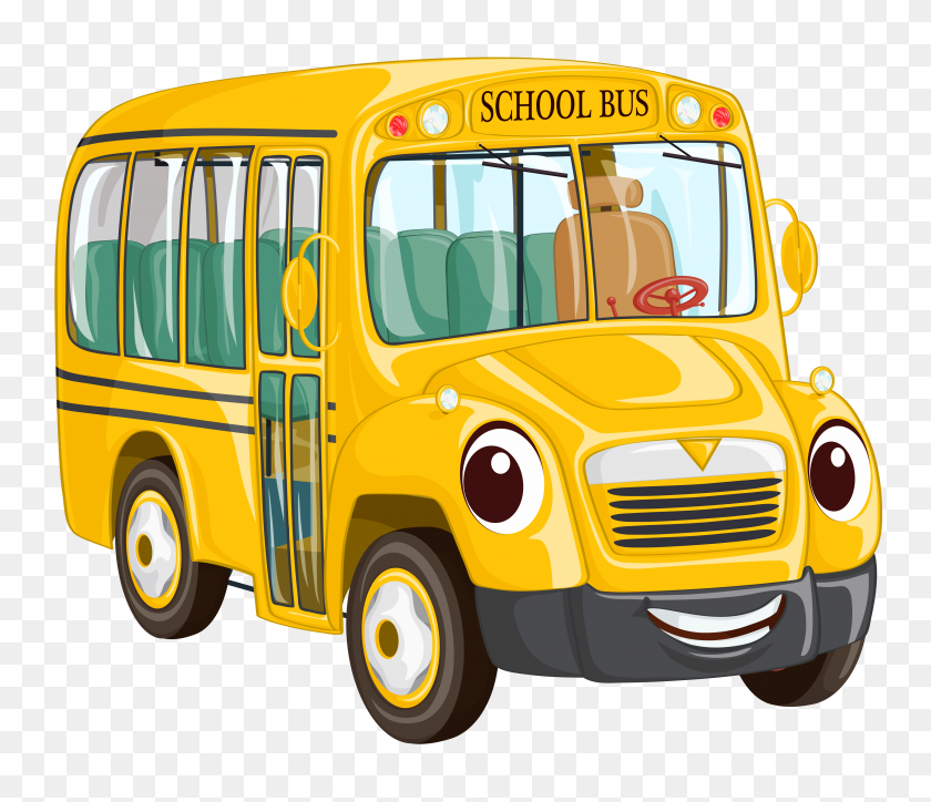 5210x4440 School Bus Png Clipart - School Bus PNG