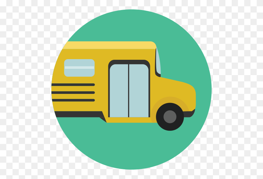 512x512 Autobús Escolar Png Icono - Autobús Escolar Png