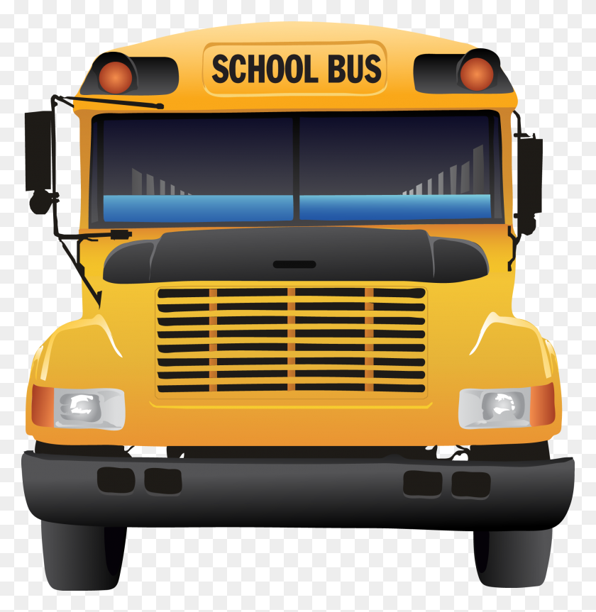 1942x2000 Детский Клипарт По Безопасности Школьного Автобуса - Школьный Автобус Клипарт Бесплатно
