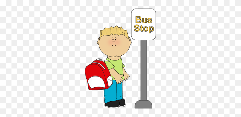 248x350 School Bus Stop Clip Art - School Secretary Clipart