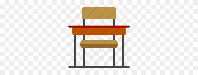 260x260 School Chair Clip Art Clipart - Kindergarten Classroom Clipart