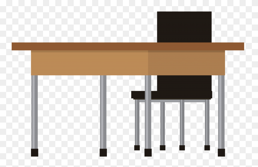 8000x4978 School Desks Clip Art Png - School Desk Clipart