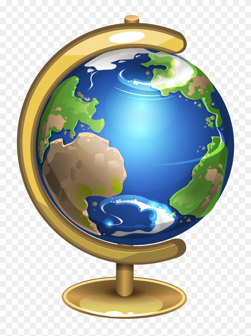 4405x6020 School Globe Png Clipart - World Globe PNG
