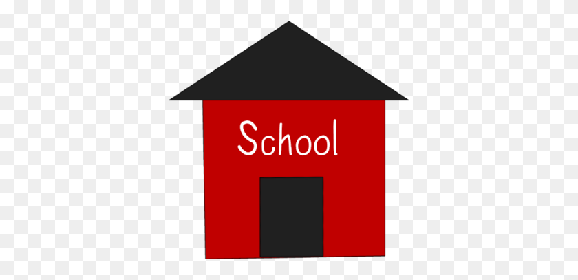 350x347 School House Clip Art To Printable School House - School House Clip Art Free