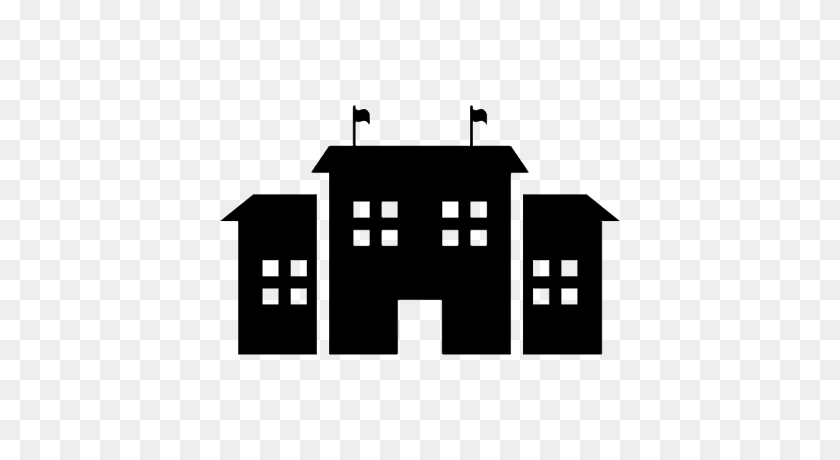 400x400 School House Free Vectors, Logos, Icons And Photos Downloads - School House Clip Art Black And White