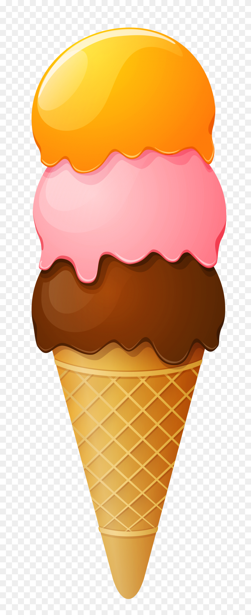 1907x4882 School Ice Cream, Ice - Waffle Cone Clip Art
