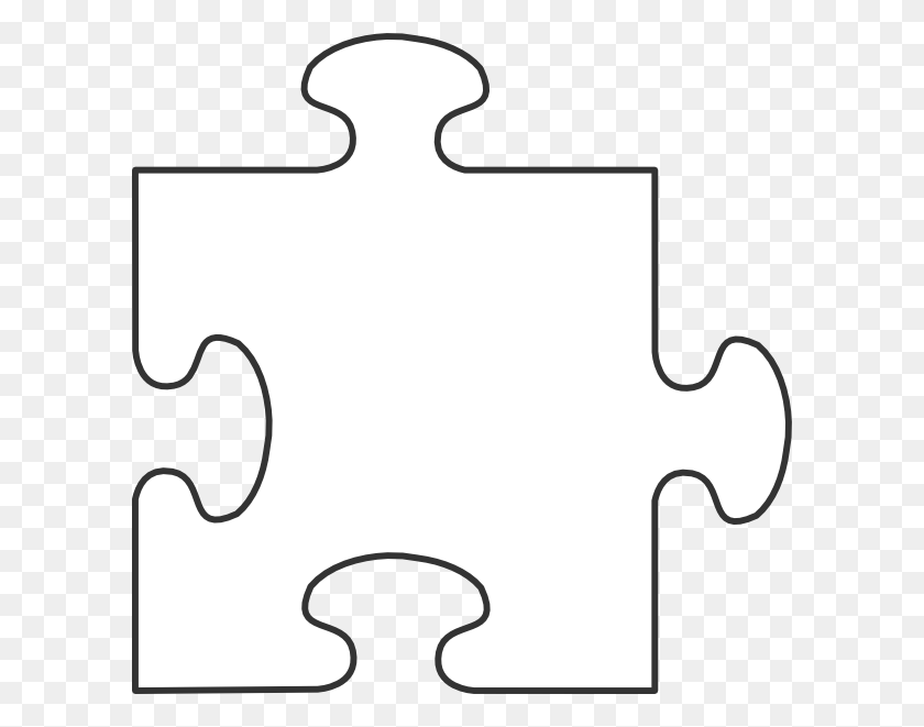 600x601 School Puzzle, Puzzle Pieces - Regreso A La Escuela Clipart En Blanco Y Negro