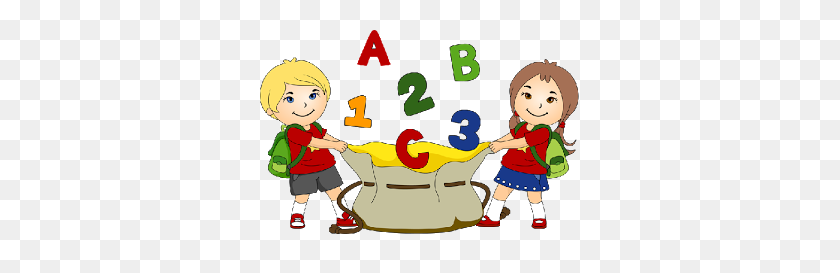 320x213 School Work Clipart Image Group - Kids Working Clipart