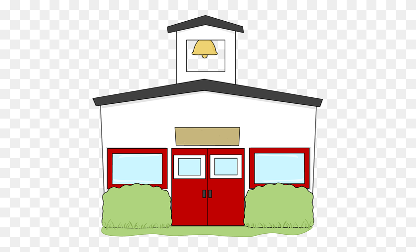 467x450 Schoolhouse Clip Art - Small House Clipart