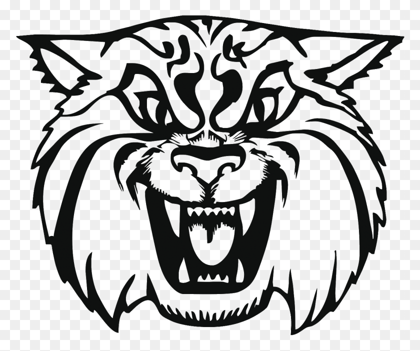 1262x1040 Schools - Wildcat Mascot Clipart
