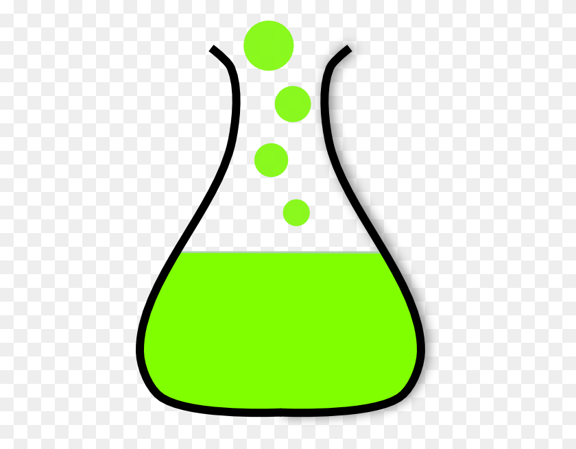 444x595 Science Beaker - Chemistry Beaker Clipart