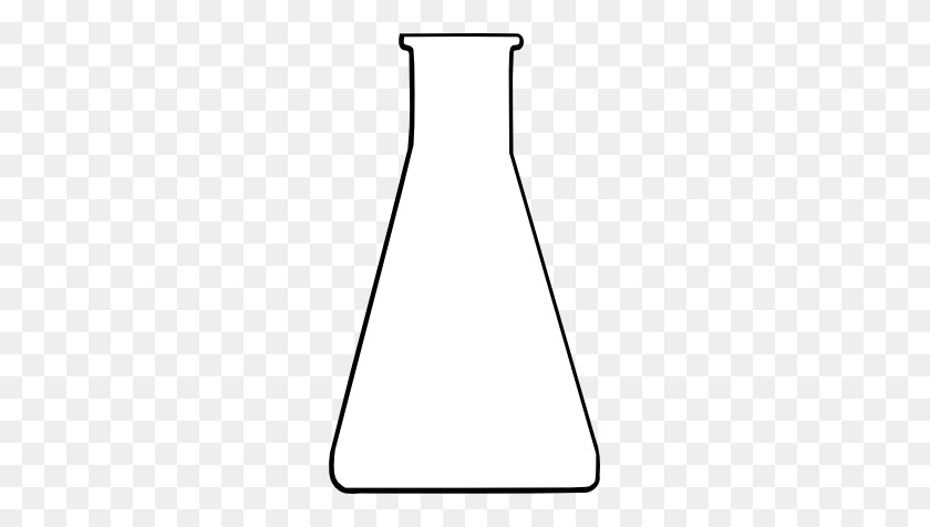 245x416 Science Beaker Moldes Science, Science Party - Стакан Клипарт Черный И Белый