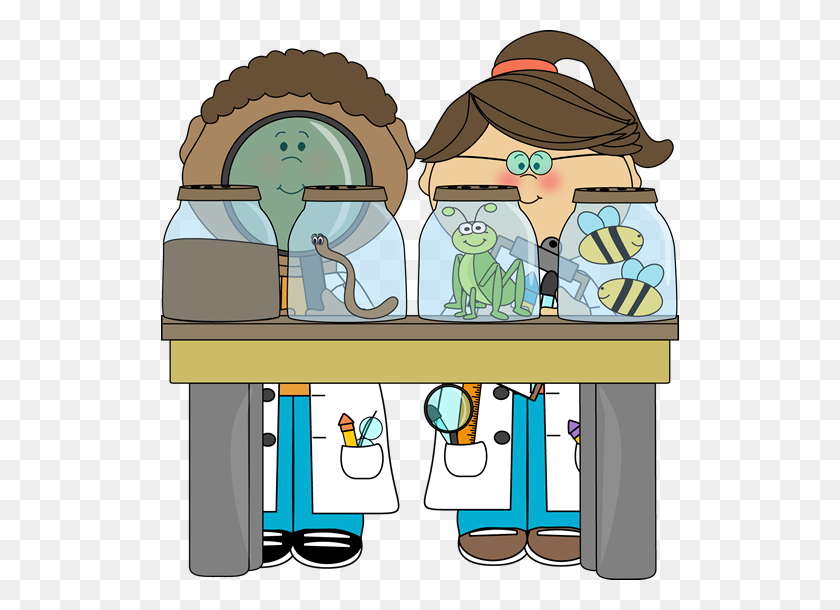 518x550 Science Isn't Scary Observation Station Pictures For Game Cards - Science Social Studies Clipart