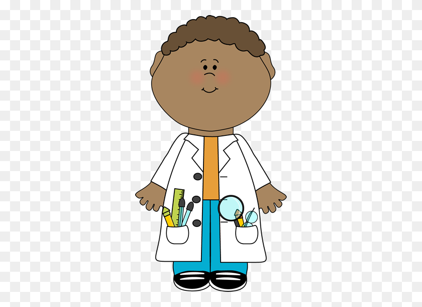 302x550 Science Lab Clip Art - Discovery Clipart