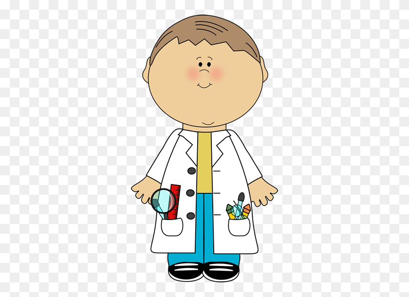 302x550 Science Lab Clip Art - Lab Safety Clipart