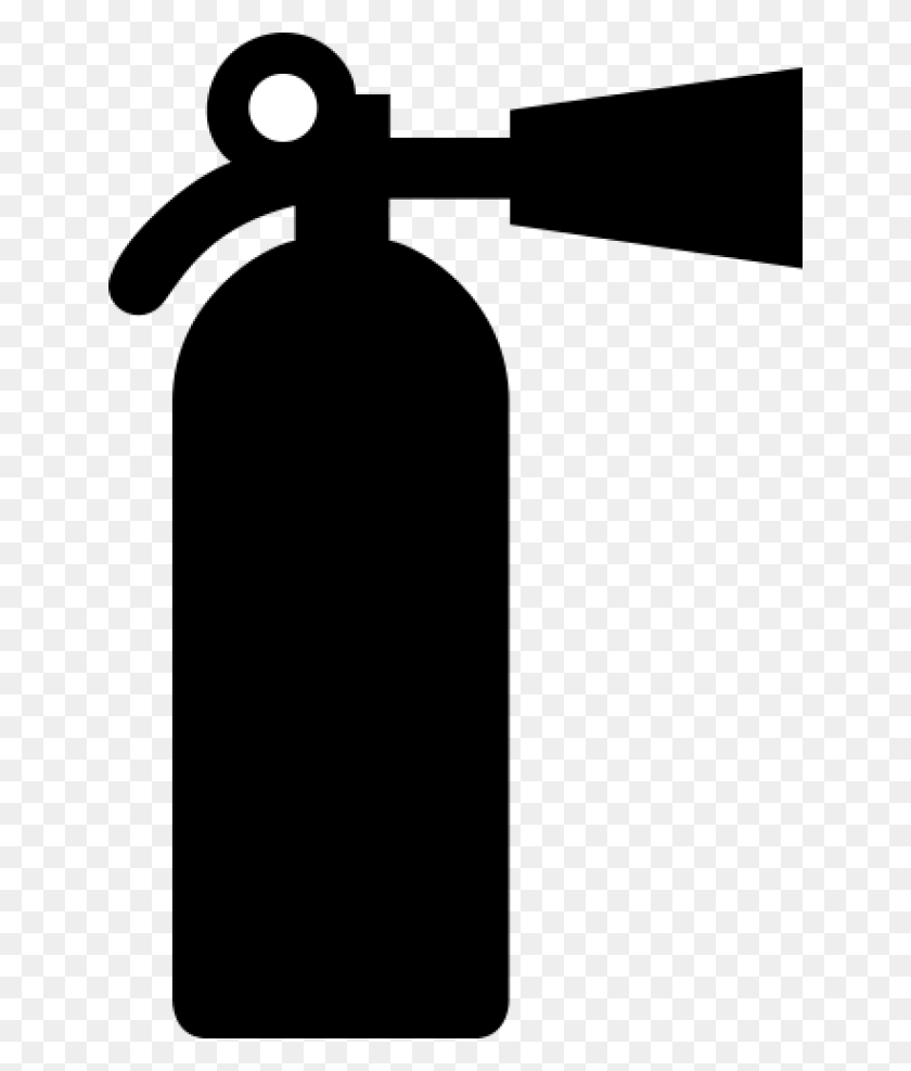 640x927 Science Laboratory Safety Signs Blackwhite Fire Extinguisher - Lab Safety Clipart
