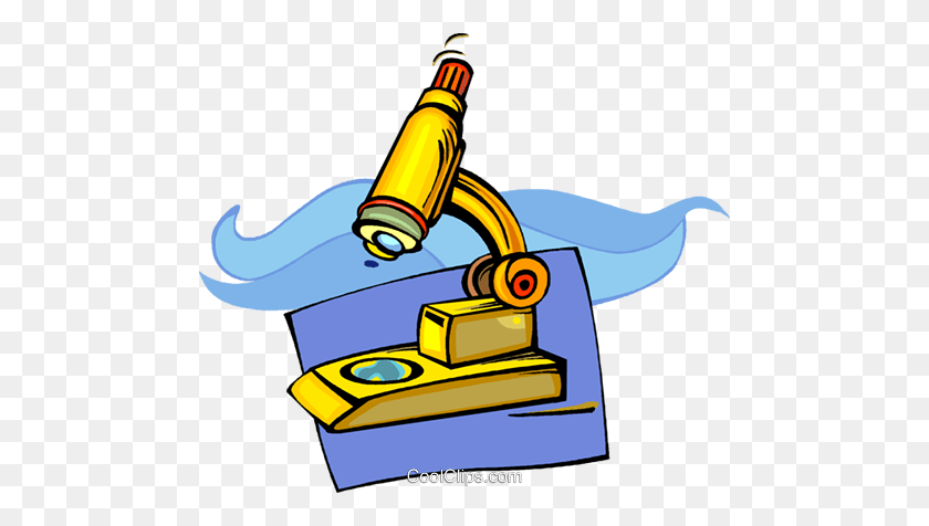 480x416 Science, Microscope Royalty Free Vector Clip Art Illustration - Science Equipment Clipart