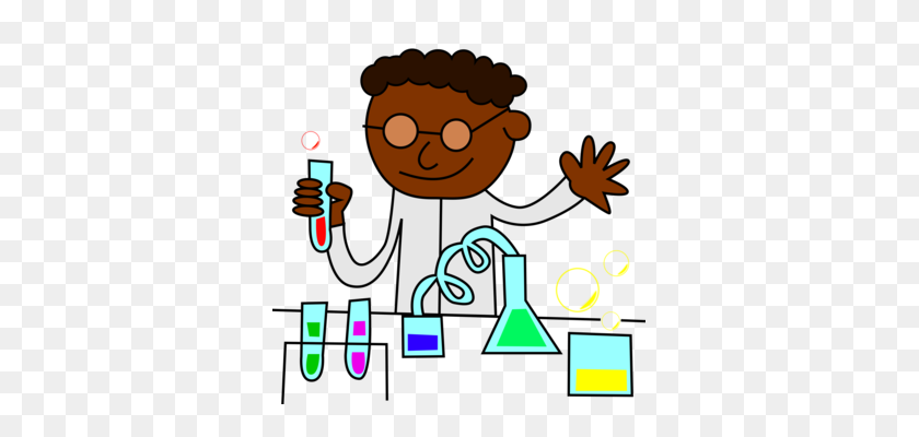 341x340 Scientist Chemistry Bit - Strong Girl Clipart