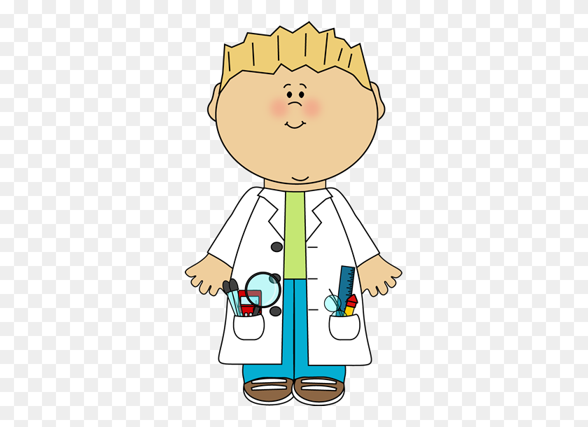 311x550 Scientist Clipart Elementary Science - Science Lab Clipart
