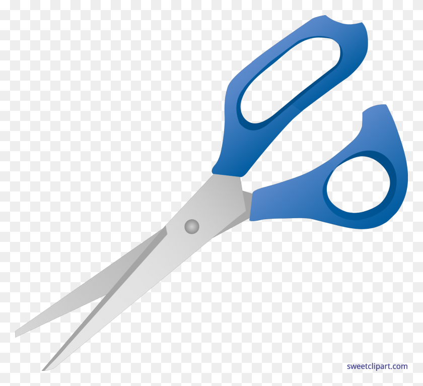 3500x3171 Scissors Blue Silver Clip Art - Scissors Cutting Clipart