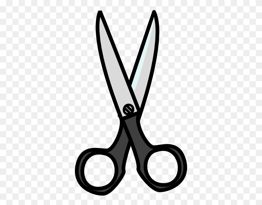 360x597 Scissors Clipart Black And White - Hair Clipart Black And White