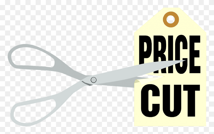 958x575 Scissors Free Stock Photo Illustration Of A Price Cut Sales - Price Clipart