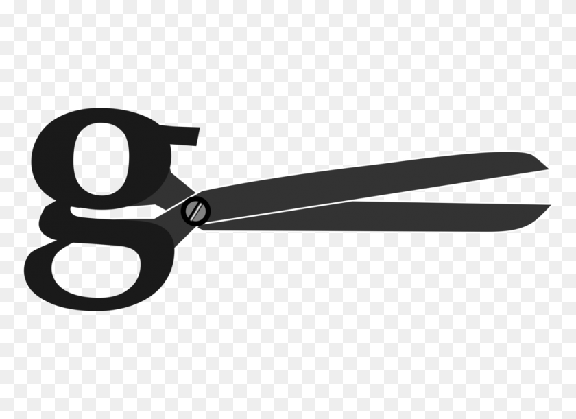 1061x750 Scissors Logo Line Angle - Scissors Cutting Clipart