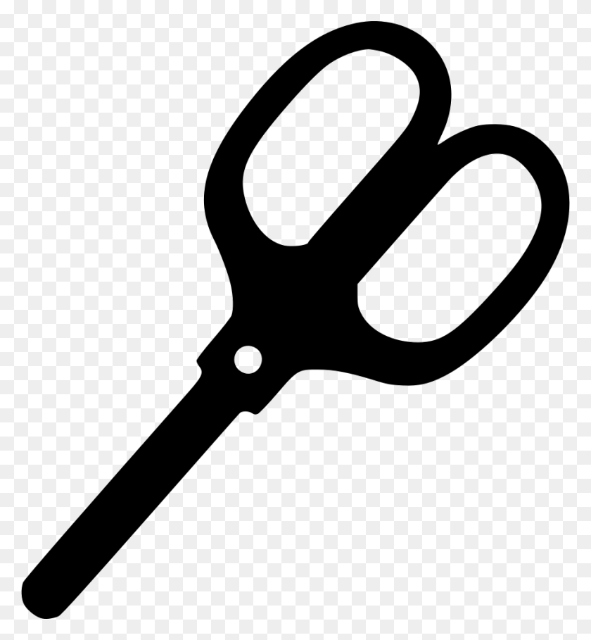 900x980 Scissors Shears Cut Paper Office Png Icon Free Download - Shears PNG