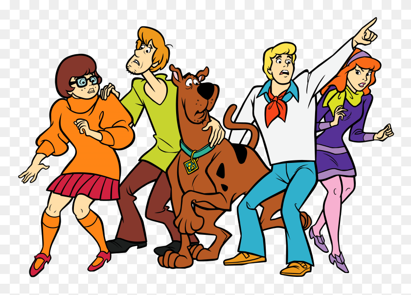 3770x2629 Scooby Doo Y Sus Amigos Png Clipart Gallery - Scooby Doo Clipart