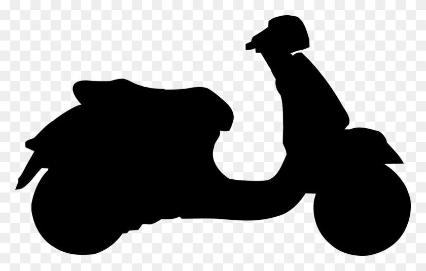 1230x750 Мотоцикл Скутер Мотоцикл Веспа - Мотоцикл Клипарт Черный И Белый