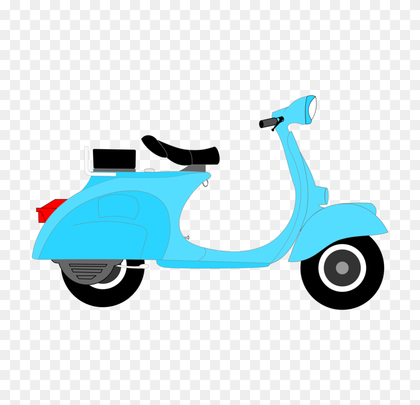 750x750 Скутер Мотоцикл Piaggio Vespa Мопед - Веспа Клипарт