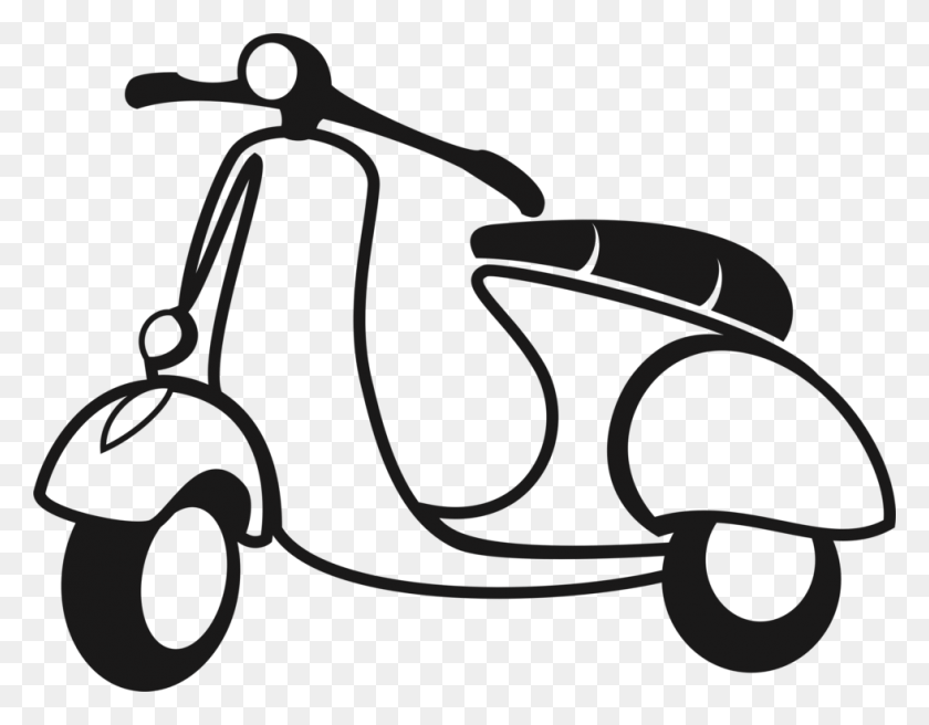 980x750 Scooter Vespa Sprint Motorcycle Moped - Scooter Clipart