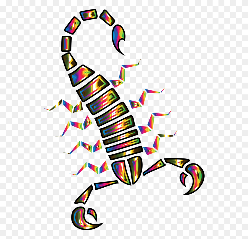 547x750 Скорпион Укус Паукообразного Животного - Хищник Клипарт
