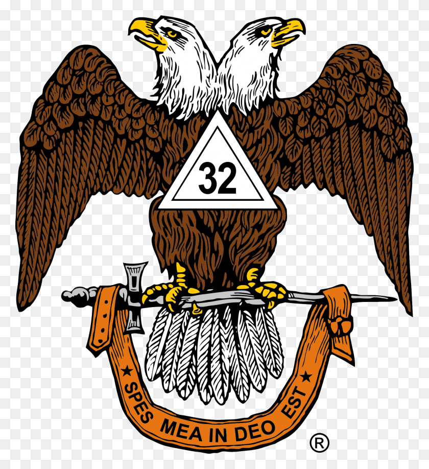 1866x2054 Scottish Rite Bangor Masonic Center - Masonic Emblems Clipart