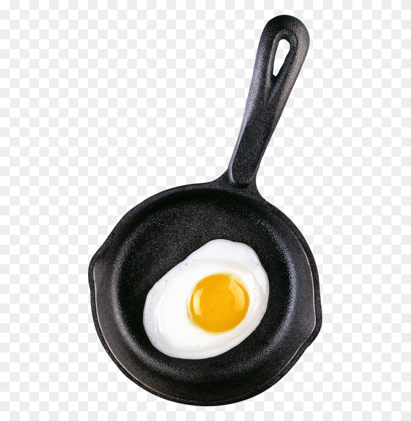 479x800 Scrambled Eggs - Cast Iron Skillet Clipart