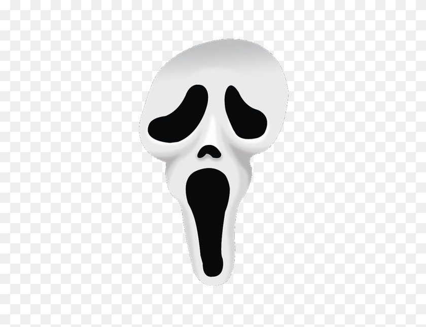 1024x768 Screaming Clipart Halloween Mask - Ghost Face Clipart