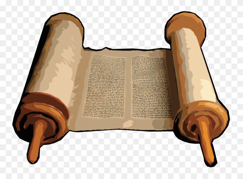 820x589 Scroll Clipart Scripture - Biblical Clip Art