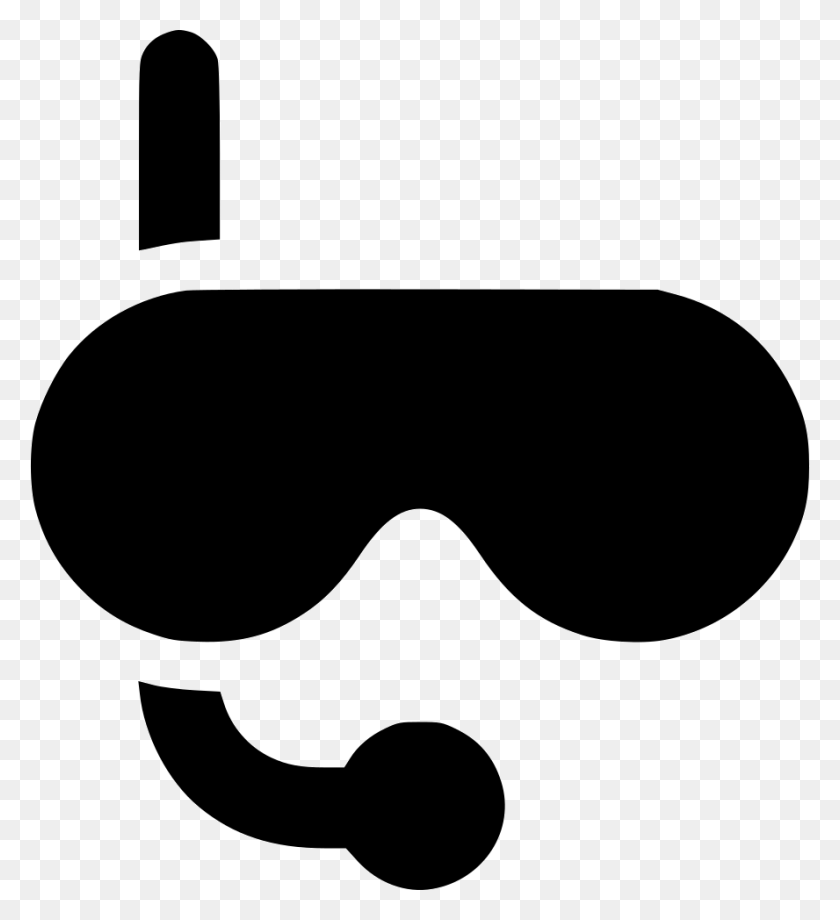 888x980 Scuba Gear Goggles Png Icon Free Download - Scuba Gear Clipart