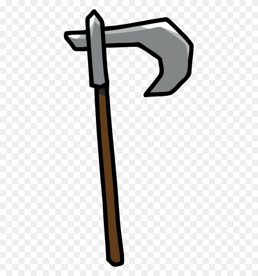 423x839 Scythe Clipart Weapon - Weapons Clipart