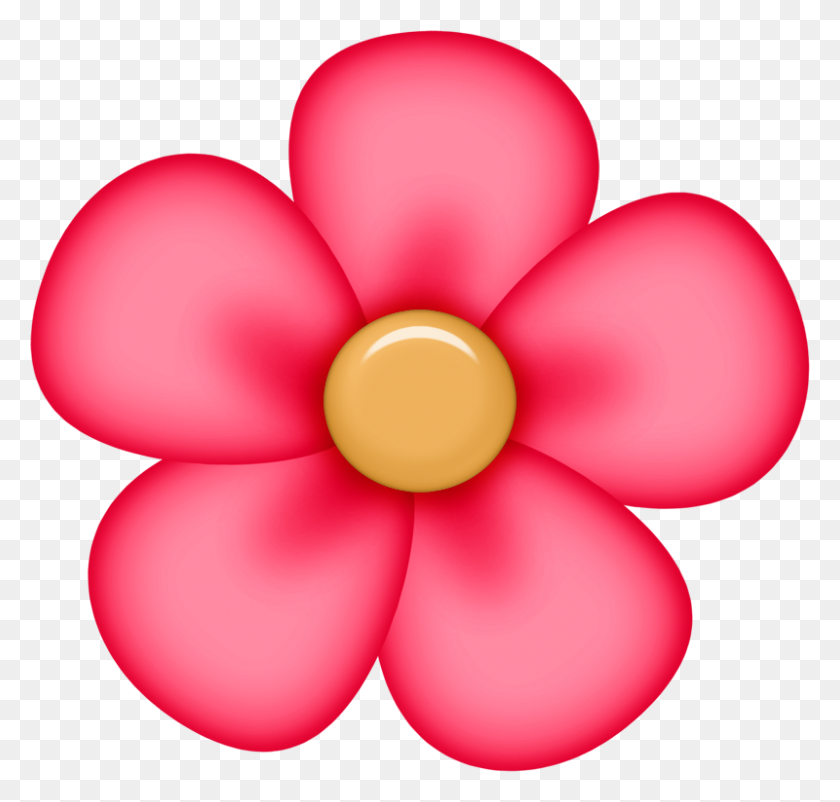 800x762 Sd Element Flowers Для Скрапбукинга Цветы - Прозрачный Рок Клипарт