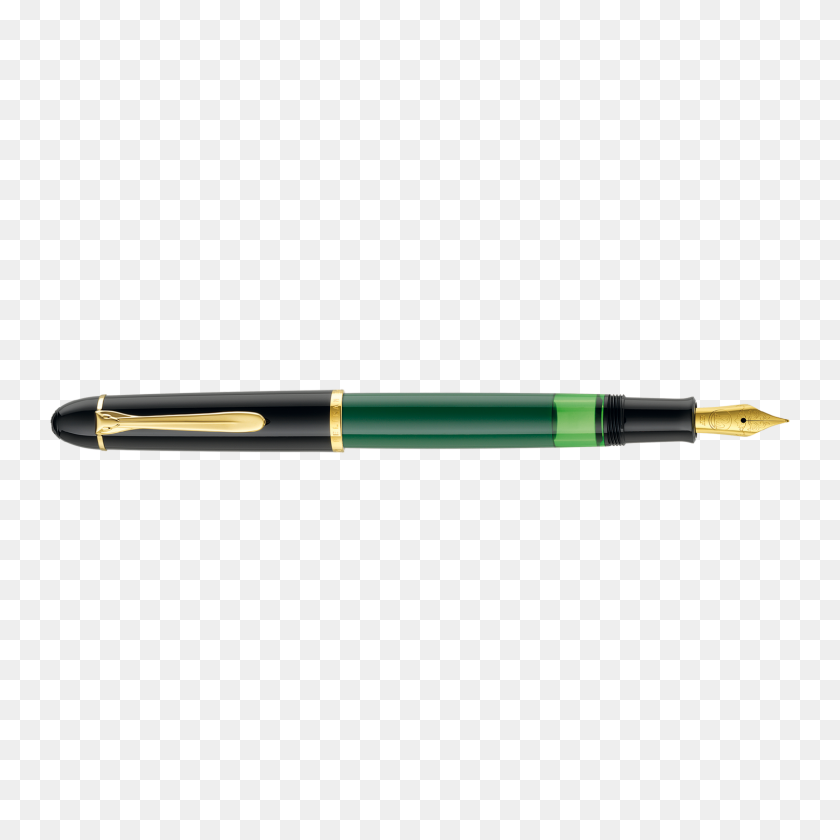 1500x1500 Se Green Black Fountain Pen F - Fountain Pen PNG