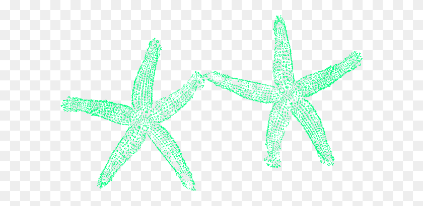 600x350 Sea Foam Starfish Clip Art - Starfish Clipart
