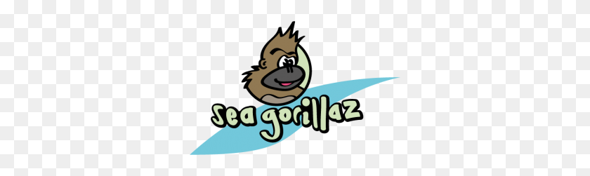 300x191 Sea Gorillaz Kids Club El Windsurf Club - Logotipo De Gorillaz Png